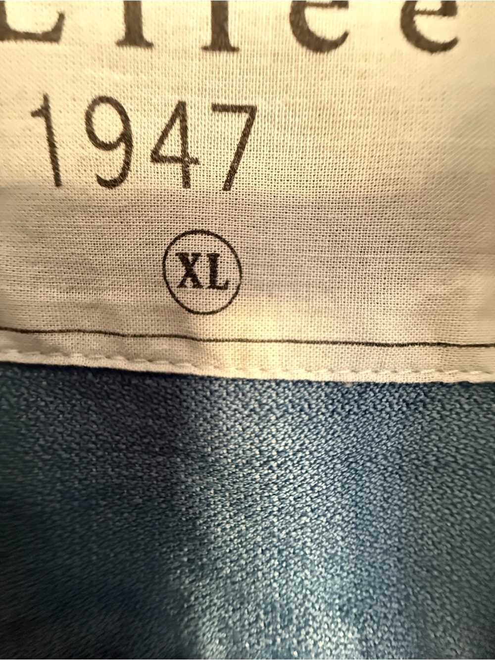 Frank & Eileen Rory Shirtdress in Vintage Stonewashed Indigo XL - Picture 5 of 10